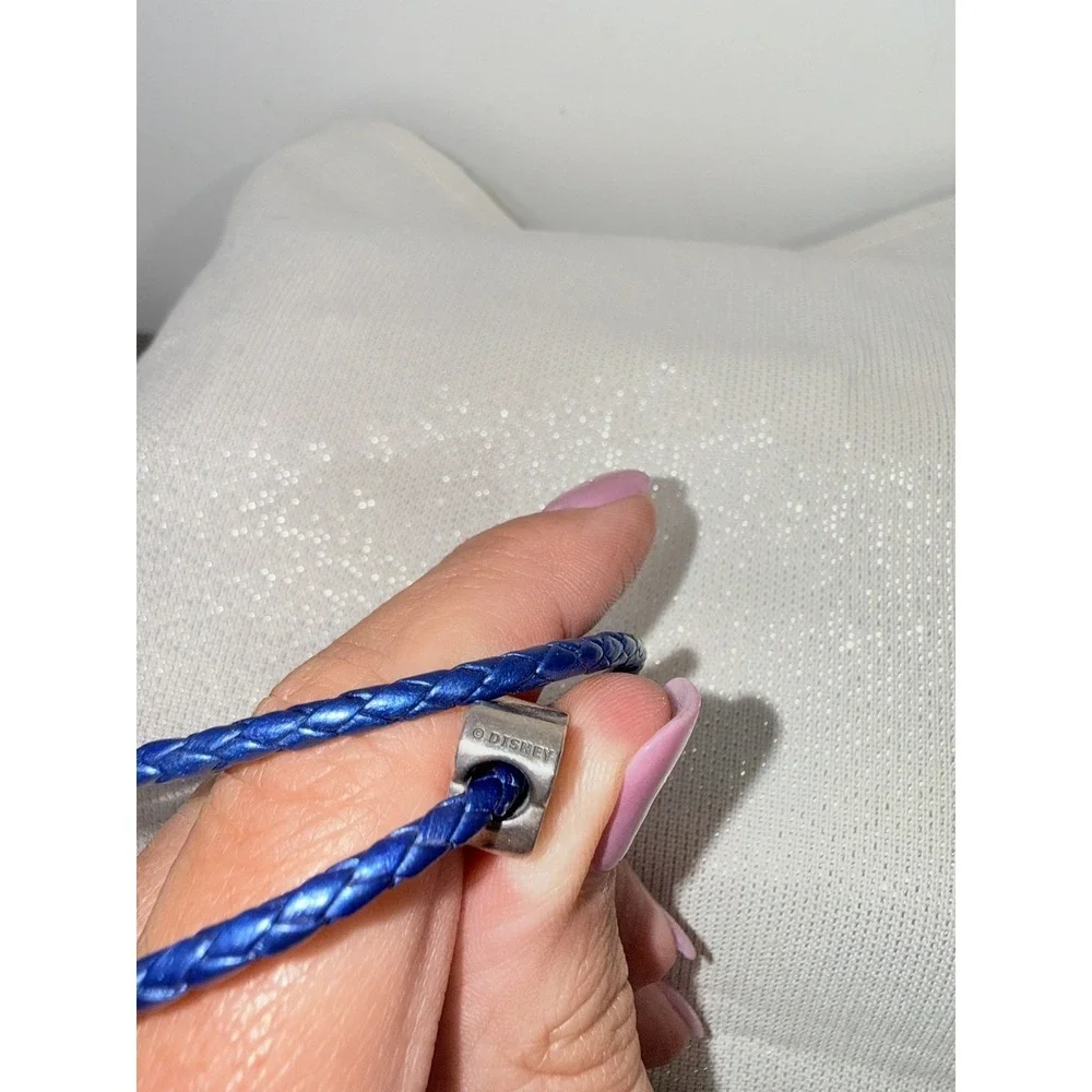 Disney Pandora Mickey Mouse Red White and Blue Charm Blue Bracelet